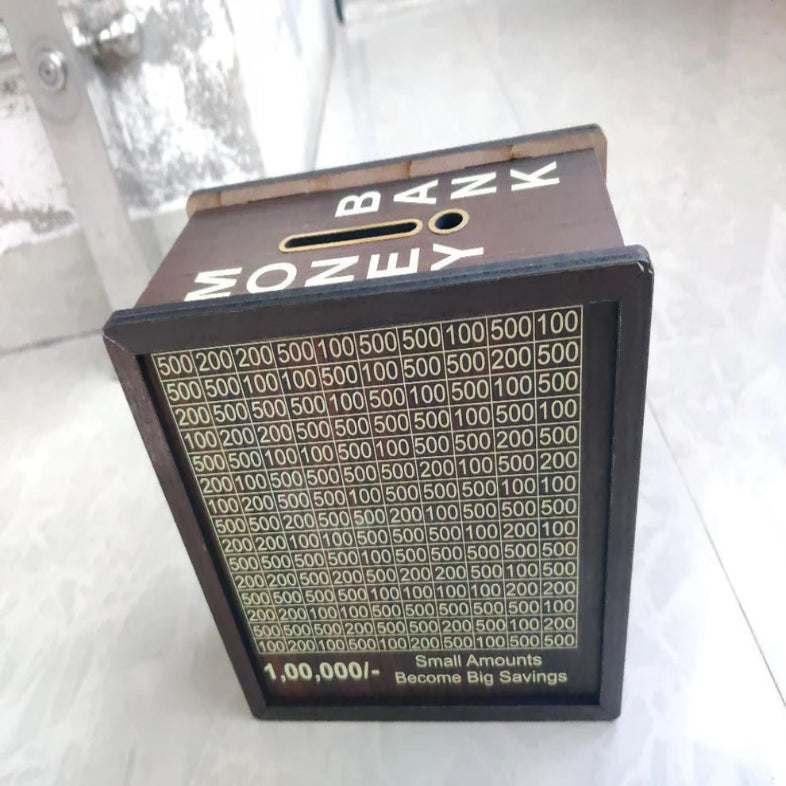 Savings Challenge Money Bank (Piggy Bank)