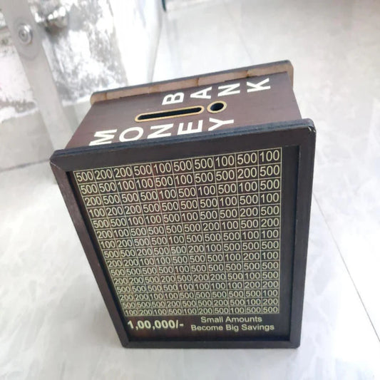 Savings Challenge Money Bank (Piggy Bank)